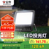 公牛（BULL）LED投光灯庭院灯工地灯园林照明露营灯 IP65防水100W-6500K白光