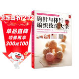  钩针与棒针编织技法大全 零基础学毛线花样图案针法全图解 手工毛线编织书籍 织毛衣教程零基础学编织大全花样编织图案毛衣教程织毛衣的书儿童成人毛衣编织花样手工棒针钩针书