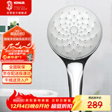 科勒（KOHLER）花洒单喷头 手持花洒氧沐【三功能】手持花洒K-R99063T-CP银色