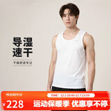 耐克NIKE男 运动背心 圆领无袖 柔软舒适 DV9322-100 白XL