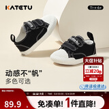 卡特兔宝宝学步鞋春秋童鞋幼儿园室内鞋女童帆布机能鞋男童布鞋X1CJ011