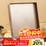 杰凯诺方形烤盘金色不粘蛋糕模具烤盘烘焙瑞士卷蛋糕卷模具烤盘 28cm