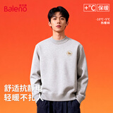 班尼路（Baleno）半高领毛衣男秋冬季本命年马年红色上衣潮流百搭加绒保暖针织衫
