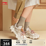 李宁猫爪LITE 3丨老爹鞋女鞋2025秋冬新款经典潮流休闲运动鞋AGCV390