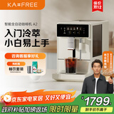 咖啡自由（KAxFREE）【政府补贴】冷萃咖啡机全自动意式家用全自动咖啡机研磨一体 蒸汽打奶泡 A2 月白