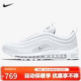 耐克男子休闲鞋AIR MAX 97运动鞋921826-101 白色 40 