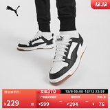 彪马（PUMA）经典复古熊猫配色透气板鞋男女新款低帮休闲鞋369866 白-黑色-16 43