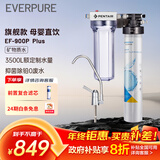 爱惠浦（Everpure） 家用矿物质厨下净水器 大流量0废水直饮 1.8L/分钟3500L处理量 EF-900P Plus