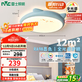 雷士（NVC）LED照明吸顶灯儿童氛围卧室灯创意可爱卡通简约-龙猫蓝色包安装