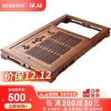 新功鸡翅木茶盘套装功夫茶具套装遥控上水茶盘自动上水烧水壶茶台 F64 单茶盘1个