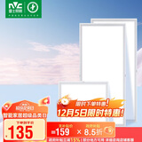 雷士照明（NVC）led集成吊顶厨卫格栅面板灯铝扣板平板卫生间雾银24W*2+16w套装