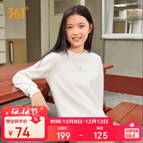 361°卫衣女秋冬季加绒外套运动休闲圆领长袖套头衫上衣662344801D-1
