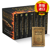 【正版】英文原版 A Song of Ice and Fire Box Set 冰与火之歌1-7盒装 赠地图 权力的游戏 列王的纷争 冰雨的风暴 群鸦的盛宴 魔龙的狂舞 进口原版图书 全英文版