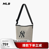 MLB女生包水桶包休闲户外女友斜挎包大容量3ABMS072N-50BKS