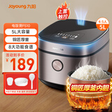 九阳（Joyoung）5升大容量4~5人电饭煲电饭锅八大烹饪菜单大火快煮智能预约微压多功能5L饭煲F510