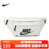 耐克NIKE 王一博同款 男女款腰包  休闲包 BA5751-072浅骨色大号