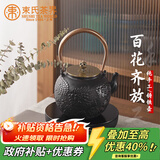 束氏生铁壶可加热煮水日本工艺茶壶烧水煮茶壶泡茶壶铸铁壶茶具