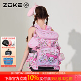 洲克（ZOKE）游泳背包儿童大容量收纳包干湿分离男女游泳健身运动游泳双肩包大 粉白格美乐蒂625605101