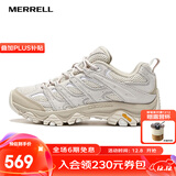 迈乐（Merrell）官方店男女款户外登山徒步鞋减震MOAB 3迈越者轻量防滑耐磨透气 J037522浅米白（女款） 36