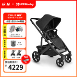 UPPAbabyCRUZ V2+婴儿车高景观婴儿推车双向 可坐可躺 易折叠 宝宝手推车 【CRUZ V2+】炭黑色-新品升级