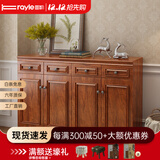 雷勒鞋柜新中式简约现代门厅柜客厅收纳柜子储物柜多功能美式玄关柜 405款160*34.3*100cm