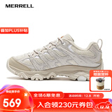 迈乐（Merrell）官方店男女款户外登山徒步鞋减震MOAB 3迈越者轻量防滑耐磨透气 J037297浅米白（男款） 40