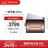 一加平板 2 Pro【国家补贴】13.2英寸平板电脑骁龙8至尊版芯片12GB+512GB 冰川银 游戏办公学生