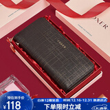 金狐狸（FOXER）牛皮女士钱包大容量短款卡包钱票夹手拿包零钱包圣诞节礼物送女友