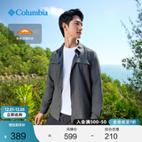 Columbia哥伦比亚户外情侣防晒UPF50旅行野营休闲运动衬衫AE0651 028 炭黑色 L(180/100A)