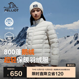 伯希和（Pelliot）轻薄排骨羽绒服女冬季800蓬鹅绒保暖外套男冲锋衣内胆12340822米L