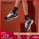 斯凯奇（Skechers）女鞋秋季厚底老爹鞋百搭熊猫鞋软底舒适外穿休闲运动鞋11959