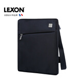 乐上（LEXON）单肩包男士商务斜跨包休闲耐磨iPad包深蓝色 大号