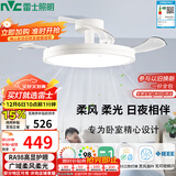 雷士（NVC）LED照明枕边风风扇灯北欧餐厅卧室三防一体1级能效42寸48瓦包安装