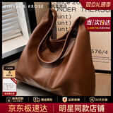 CinvaiKrose托特包包女包2025新款大容量女士手提单肩包生日圣诞节礼物送女友 棕咖色【送女友老婆礼物走心实用】