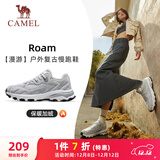 骆驼（CAMEL）漫游复古慢跑鞋女加绒运动鞋子 K23S09L7014A 奶白/椰子灰 35