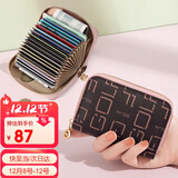 高尔夫（GOLF）卡包女印花女士零钱包多卡位包包女包手拿包休闲百搭钱包