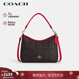 蔻驰（COACH）【品牌直供】女士手提单肩斜挎包流浪包人造革