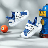 SNOOPY史努比童鞋儿童运动鞋夏季男女童单网透气学步小白鞋2052蓝白27