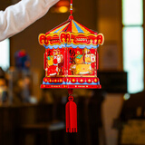 新玥灯笼2026新年装饰灯笼手工DIY生肖方形花灯春节场景布置挂饰