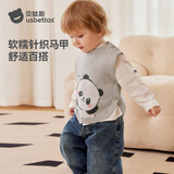 贝肽斯儿童毛衣针织马甲背心2025秋冬新款男女童宝宝外穿坎肩马夹