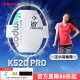 薰风（KUMPOO）熏风K520pro羽毛球拍全碳素超轻4U男女生高翼101初学入门专业单拍 K520pro白色-冰蓝线 单拍 24磅(弹性好、标准磅数）