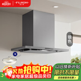 富士帝日本原装进口  油烟分离顶吸欧式吸油烟机 家用白色日系抽油烟机防油涂层易清洁CXW-230-CL260E 银色 SV