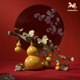 铜师傅 《五福盈门》客厅 桌面 铜葫芦摆件 家居装饰摆件伴手礼物