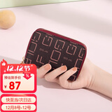 高尔夫（GOLF）卡包女印花女士零钱包多卡位包包女包手拿包休闲百搭钱包礼盒装