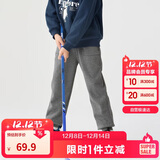 巴拉巴拉童装儿童裤子男童女童加绒长裤冬保暖运动休闲束脚裤208424108217