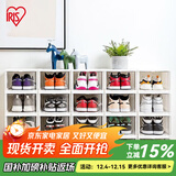 爱丽思（IRIS） 鞋盒aj鞋盒子手办透明收纳盒鞋架收纳箱鞋柜男士球鞋皮鞋整理丝 【46.5码/AJ可装】8只装 特大码