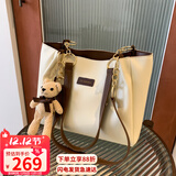 爱情海牛皮包包女包托特包大容量单肩高端品牌生日礼物高级感送女友老婆