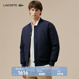 LACOSTE法国鳄鱼男装休闲双面穿立领棒球领羽绒服|BH8526 166/藏青色 S 48