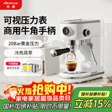客浦【政府补贴】CP215咖啡机冷热双萃家用小型意式全半自动蒸汽打奶泡办公室20bar