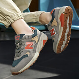 新百伦品牌运动鞋子男女鞋休闲N字580冬季百搭旅游休闲情侣总统慢跑步鞋 ZS580碳灰橘（升级版） 41